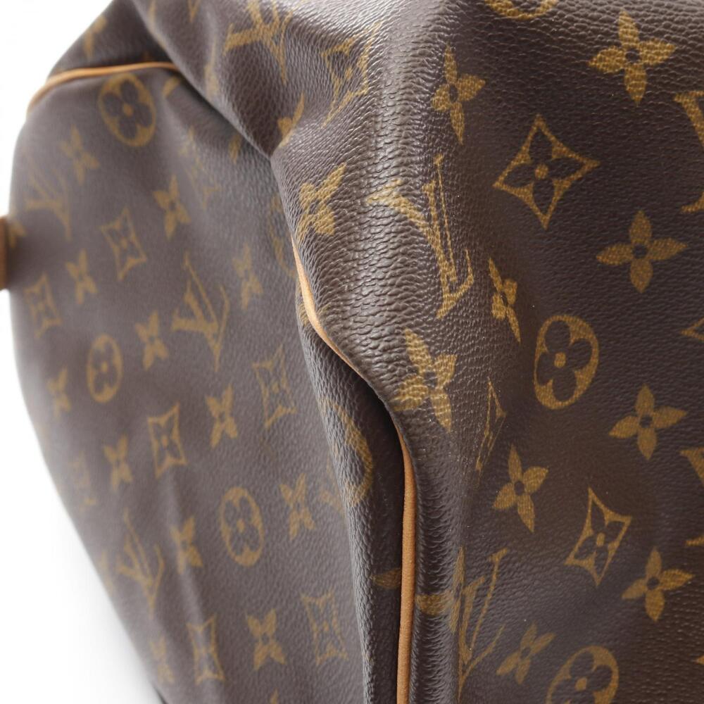 Louis Vuitton Keepall Monogram Boston Bag Canvas Leather Brown - Picture 8 of 10